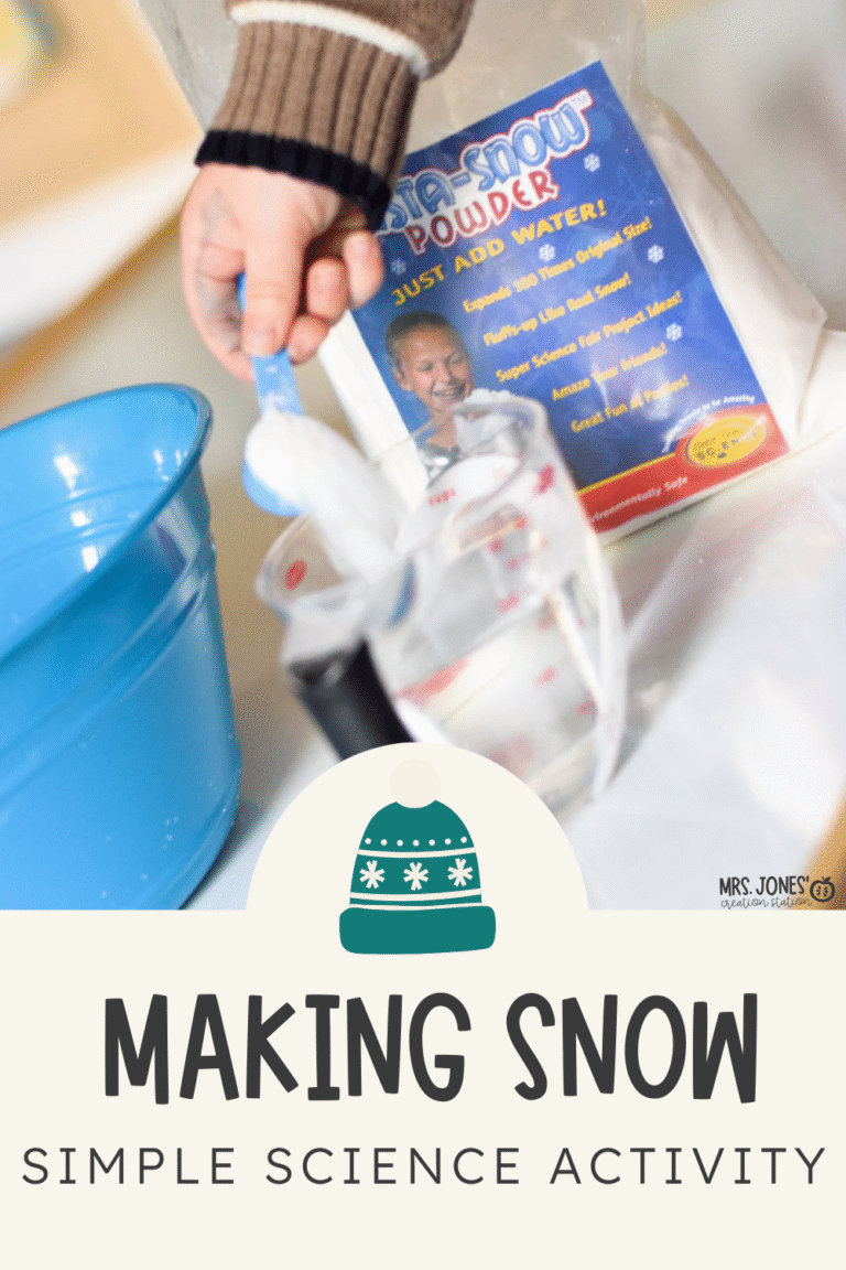 Science Project Snow MAKING SNOW | A SIMPLE SCIENCE ACTIVITY - Mrs. Jones Creation Station