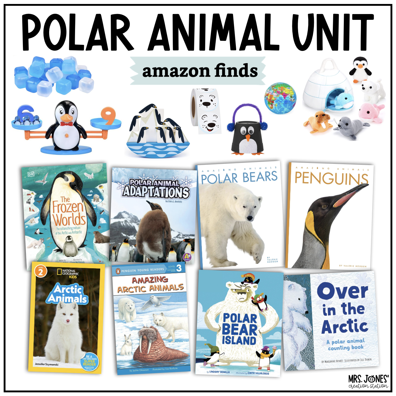 Polar Animal Amazon finds for little learners