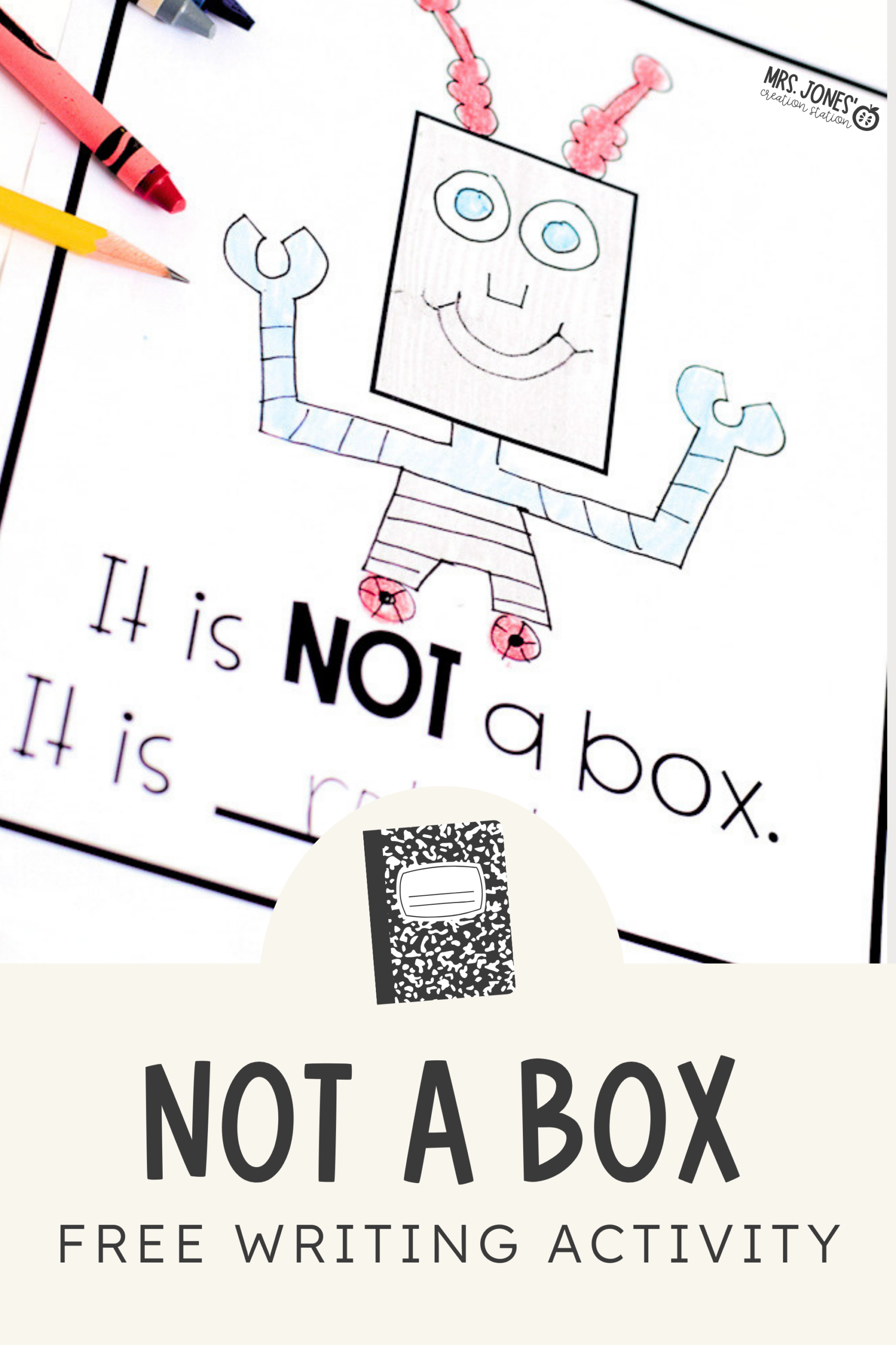 Pre-Writing Activity for Kindergarten | Not a Box Writing Lesson