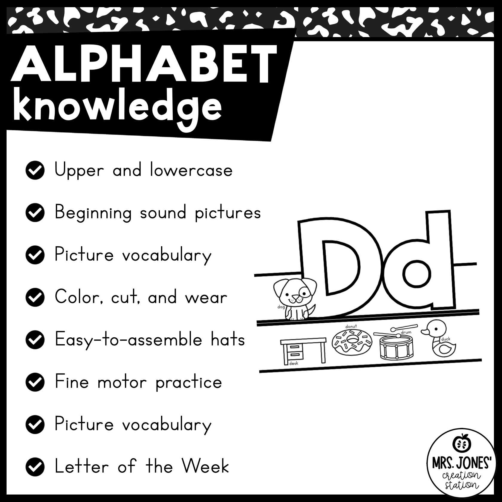 Alphabet Letter Hats | Letter of the Week & Beginning Sounds - Image 2
