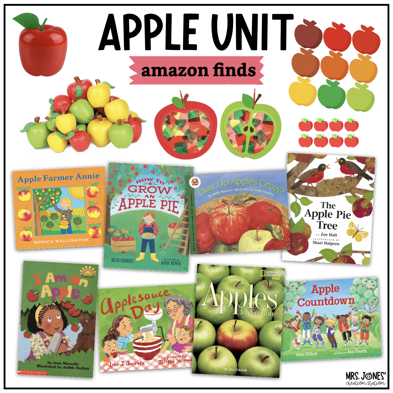 amazon finds for apple thematic unit