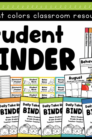 BRIGHTS STUDENT BINDER