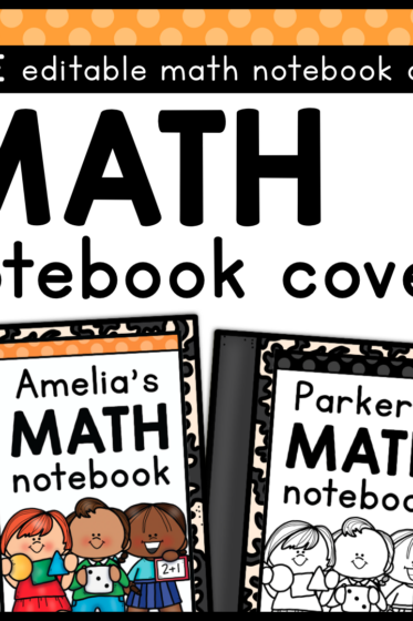 MATH NOTEBOOK COVER