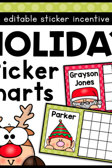 HOLIDAY STICKER CHARTS