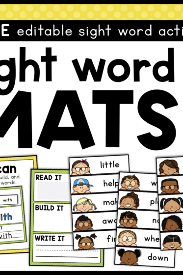 SIGHT WORD MATS
