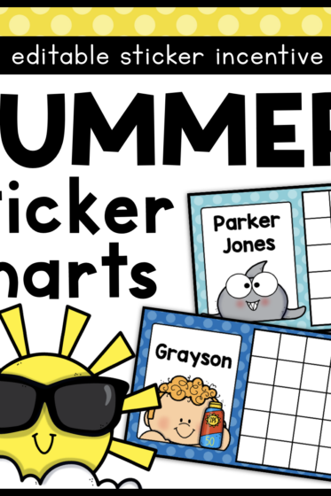 SUMMER STICKER CHART