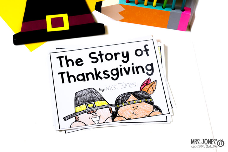 THANKSGIVING THEMATIC UNIT FOR LITTLE LEARNERS - Mrs. Jones Creation ...