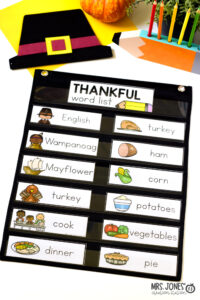 THANKSGIVING THEMATIC UNIT FOR LITTLE LEARNERS - Mrs. Jones Creation ...