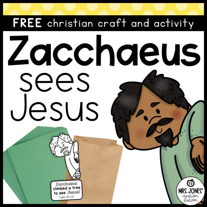 Zacchaeus In A Tree Bible Craft For Sunday School From Www 432x432