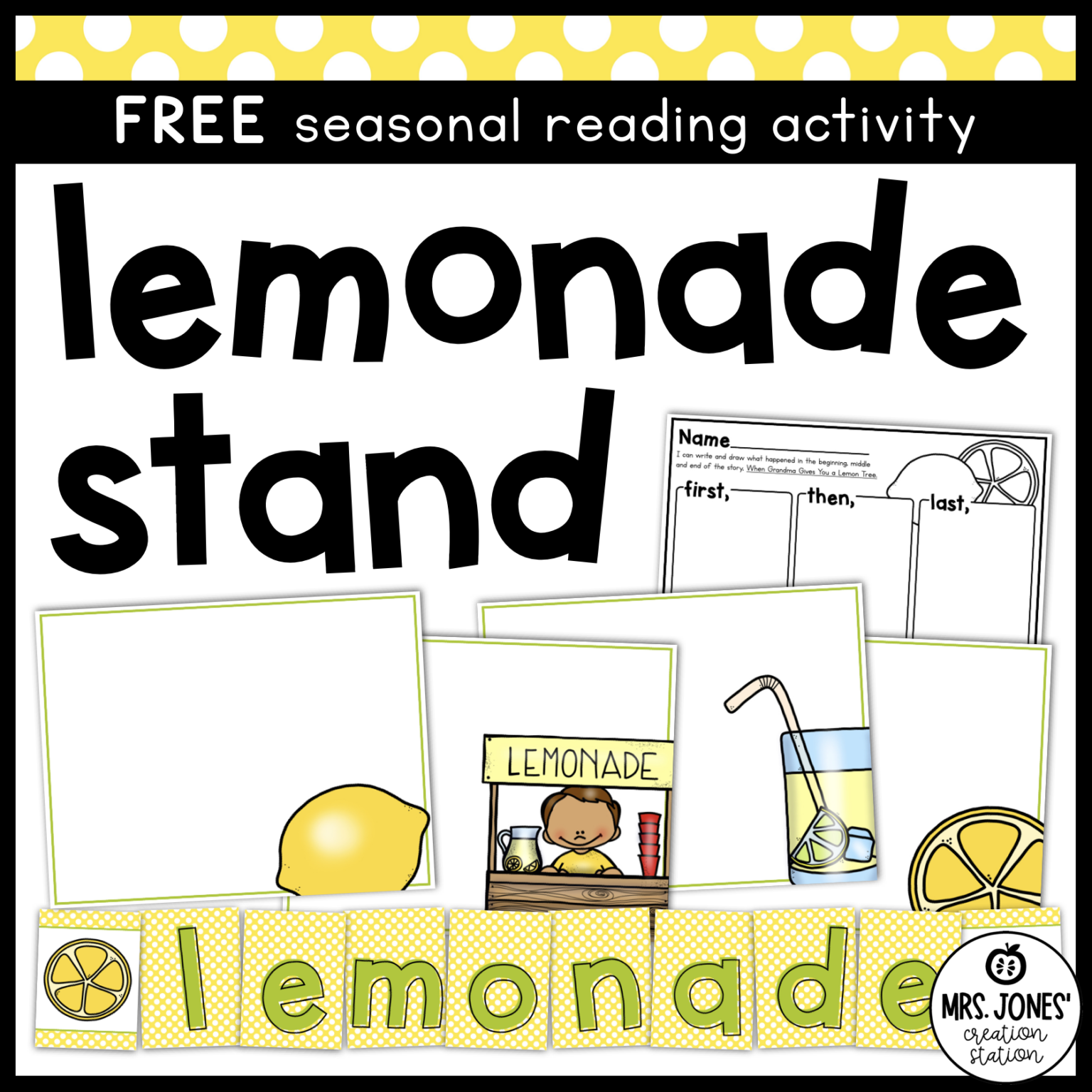 STORY RETELL ACTIVITY - Mrs. Jones Creation Station