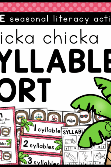 CHICKA CHICKA SYLLABLE SORT