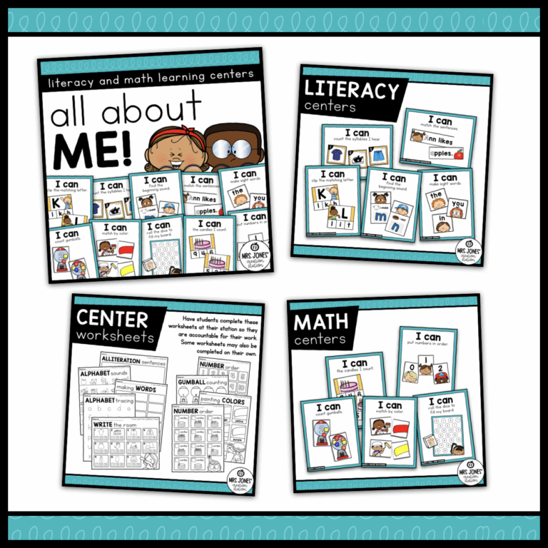 ALL ABOUT ME BUNDLE - Mrs. Jones Creation Station