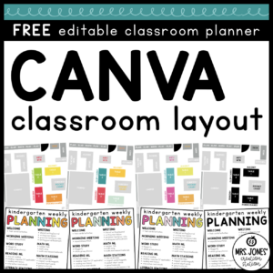 Editable Classroom Layout Planner | Free Canva Template