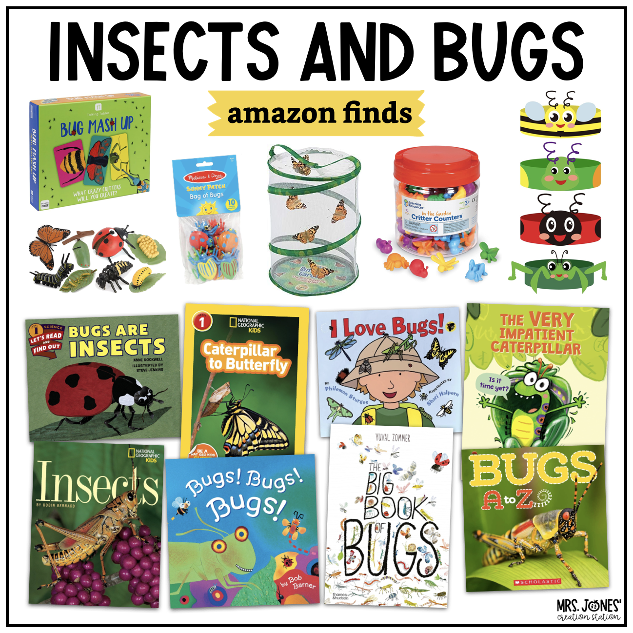 Insect and bug finds on Amazon for little learners