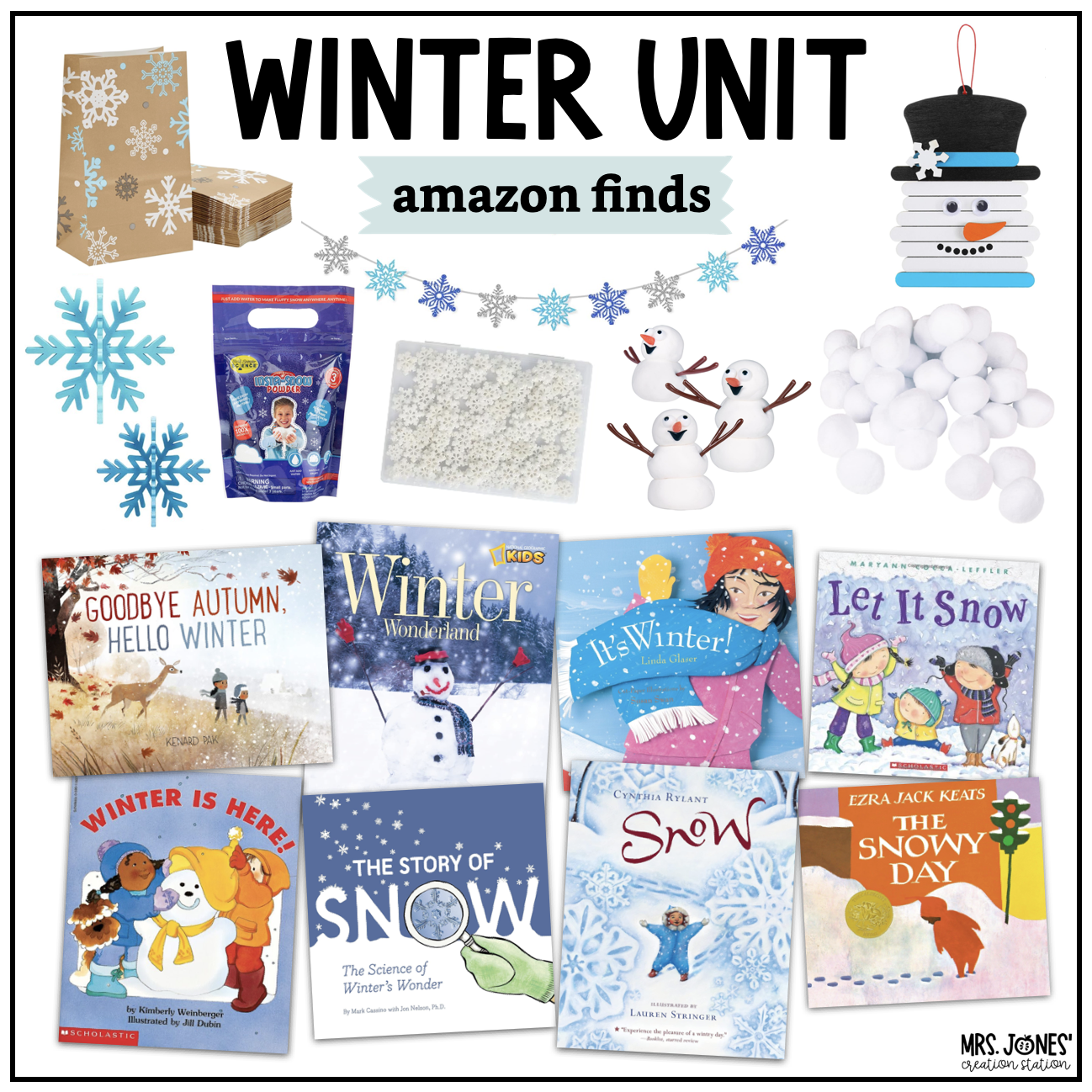 Amazon finds for teaching a winter unit